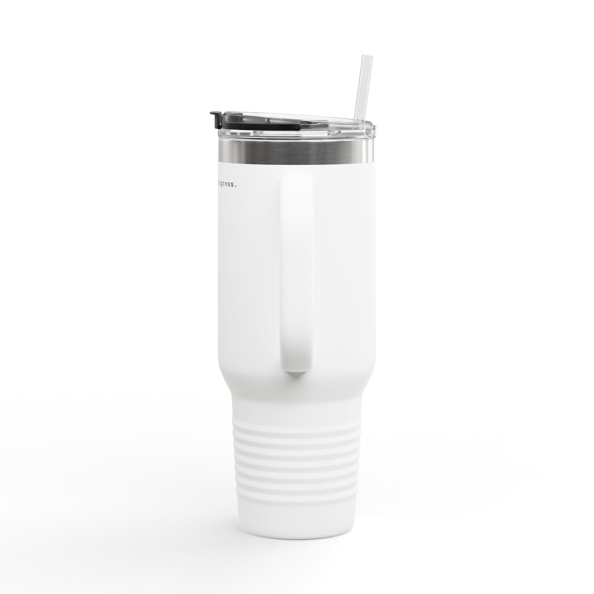 40oz Insulated Corporate Travel Mug — Minimalist "i digress" Tumbler