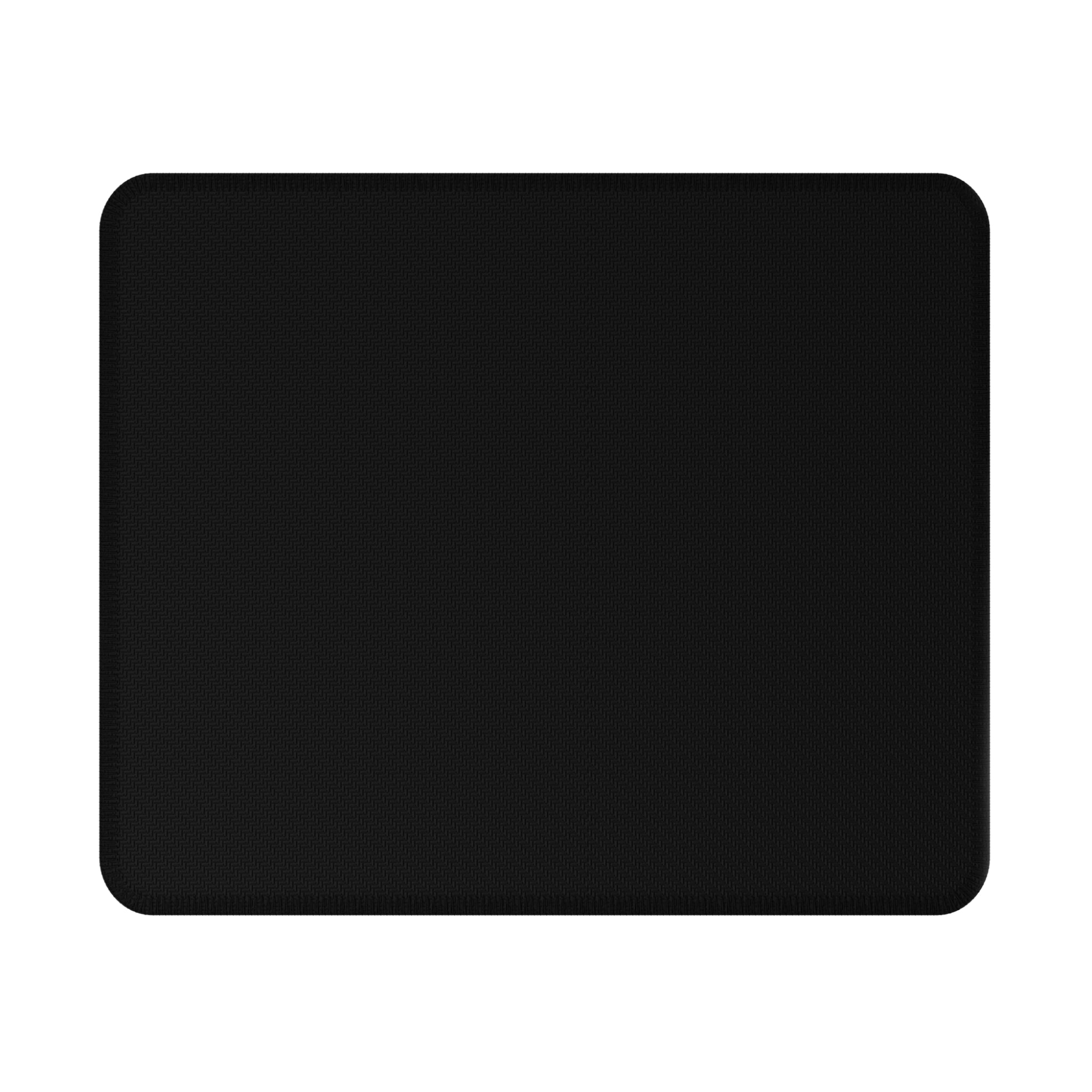 Non-Slip Corporate Mouse Pad — Minimal Black Design with funny "Laughing in Corporate" Text