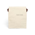 Corporate Lunch Bag — "Sincerely confused" Minimalist Lunch Tote with Strap