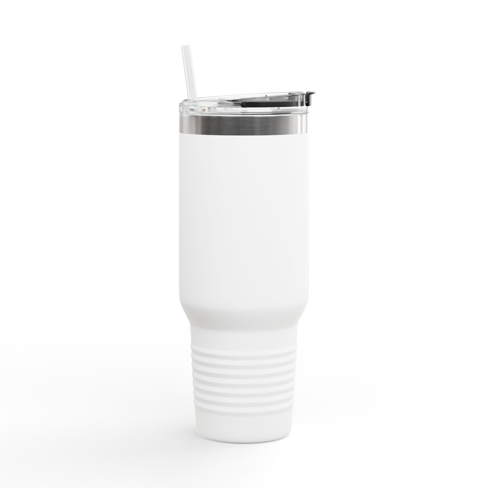 40oz Insulated Corporate Travel Mug — Minimalist "Room temperature regards" Tumbler