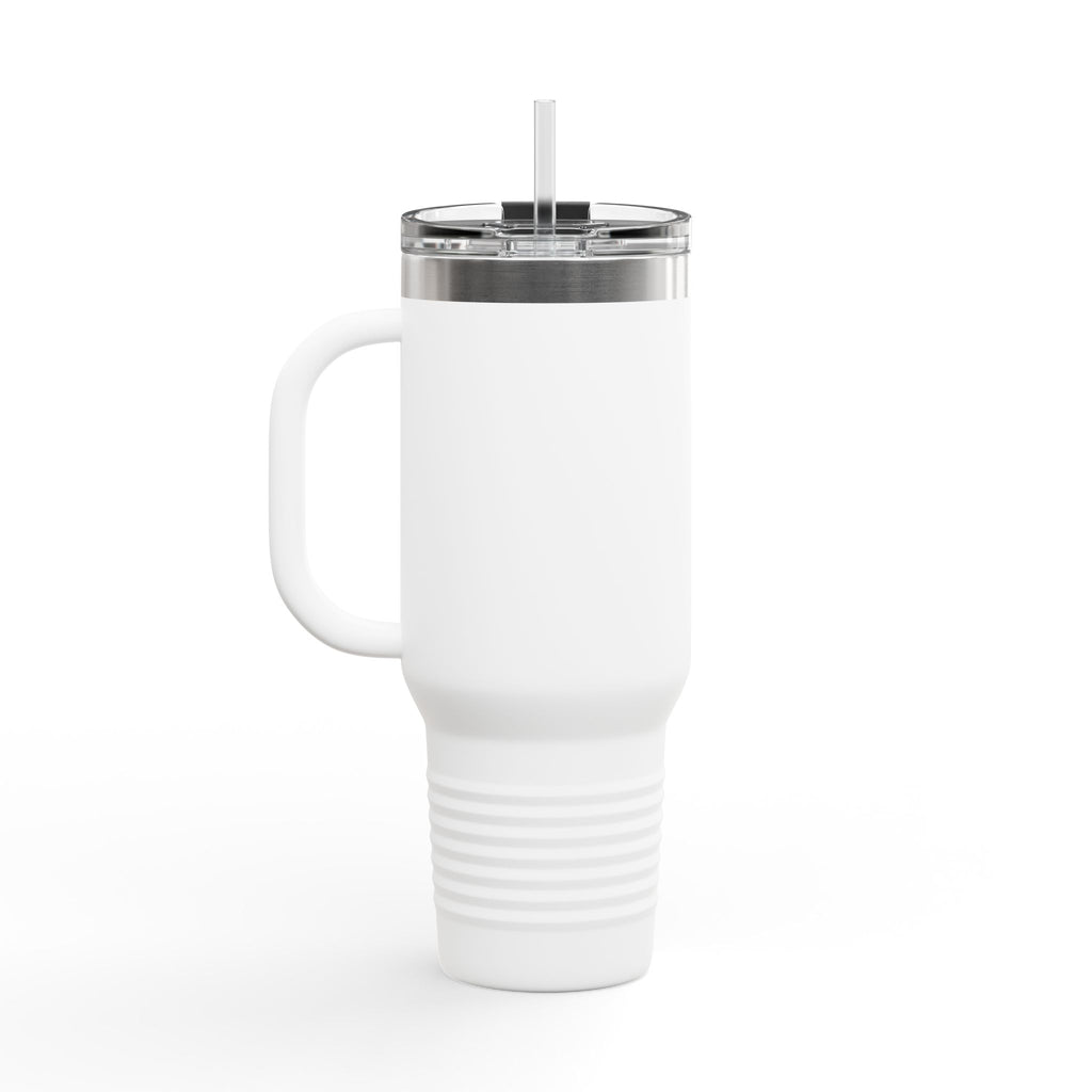40oz Insulated Corporate Travel Mug — Minimalist "i digress" Tumbler